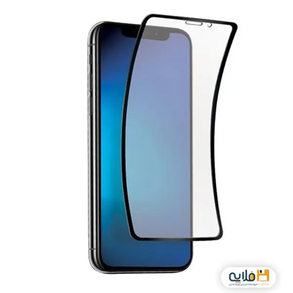 گلس ایفون apple iphone 11 pro تمام صفحه و تمام چسب full iphone 11pro glass - 3