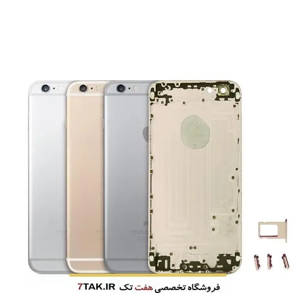 درب پشت و شاسی کامل گوشی Apple iPhone 6 plus Houssing Back Cover IPhone 6S PLUS Full Set , Black - 5