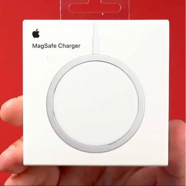شارژر بی سیم اپل Apple MagSafe A2140 MHXH3AMA Apple MagSafe Wireless Chargers MHXH3