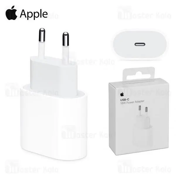 آداپتور شارژر اپل Apple MU7V2ZM/A 18W Type C مناسب سری آیفون 11 - 5
