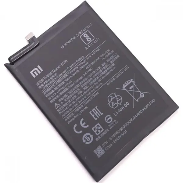 باتری شیائومی BN53 Xiaomi Redmi Note 9 Pro Battery Xiaomi Redmi Note 9Pro Battery 5020mAh - 3