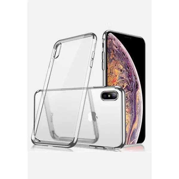 قاب محافظ شیشه ای ژله ای ساده و معمولی – کاور شفاف بی رنگ آیفون ایکس اس مکس اپل Crystal Clear Case for apple iPhone Xs Max - 4