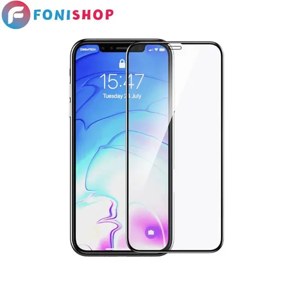 گلس اپل ایکس آر محافظ صفحه نمایش شیشه ای مناسب آیفون ایکس آر Full Cover glass Apple iPhone xr full iphone xr glass - 3