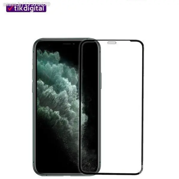 گلس اپل ایکس اس محافظ صفحه نمایش شیشه ای مناسب آیفون ایکس Full Cover glass Apple iPhone x/xs - 2