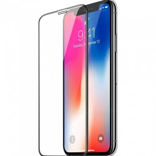 گلس اپل ایکس اس محافظ صفحه نمایش شیشه ای مناسب آیفون ایکس Full Cover glass Apple iPhone x/xs - 5