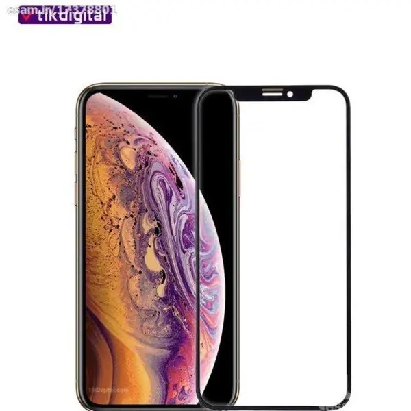 گلس اپل ایکس اس محافظ صفحه نمایش شیشه ای مناسب آیفون ایکس Full Cover glass Apple iPhone x/xs - 3