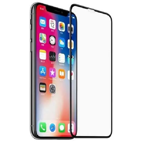 گلس اپل ایکس آر محافظ صفحه نمایش شیشه ای مناسب آیفون ایکس آر Full Cover glass Apple iPhone xr full iphone xr glass - 5