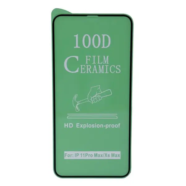 محافظ صفحه نمایش گلس سرامیکی مات تمام چسب Iphone 11 Pro Max 9D Apple iPhone 11 Pro/XS 9D Matte Ceramics - 4