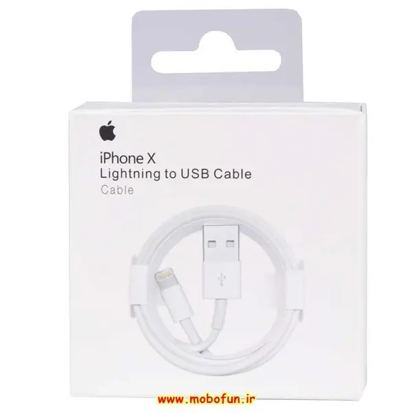 کابل شارژ اپل iphone x جعبه دار با طول 1 متر - 2