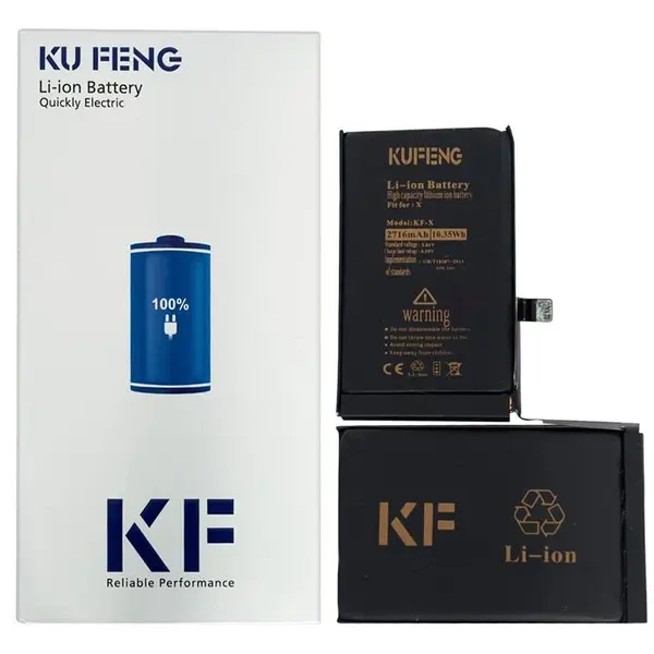 باتری موبایل کافنگ مدل KF-X با ظرفیت 2716mAh مناسب برای گوشی های موبایل آیفون X KUFENG KF-X 2716mAh Cell Phone Battery For iPhone X - 4