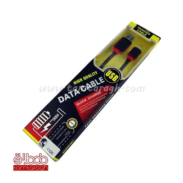 کابل تبدیل USB به لایتنینگ 1 متری با قابلیت انتقال دیتا و شارژ سریع برای شارژ دستگاه های اپل با قابلیت انعطاف پذیری بالا Fashion USB To Lightning - 2