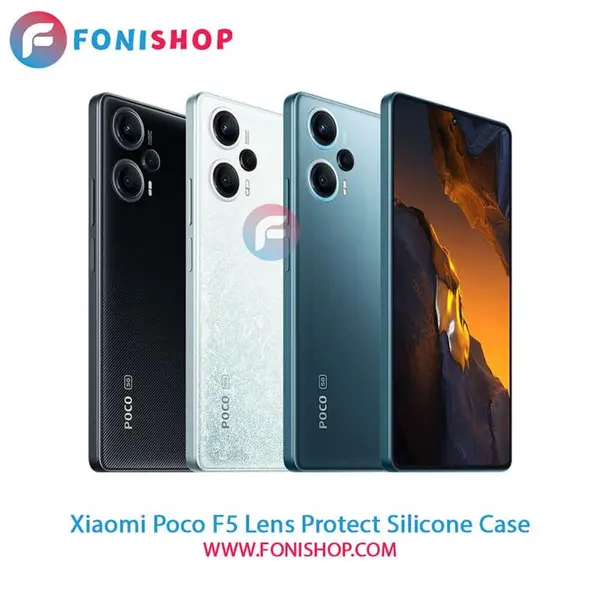 قاب سیلیکونی با محافظ دوربین Xiaomi Poco F5 other Silicon model cover suitable for Xiaomi Poco F5 mobile phone - 3