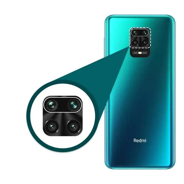 شیشه دوربین شیائومی Xiaomi Redmi Note 9 / Note 9S Camera Glass Lens - 2