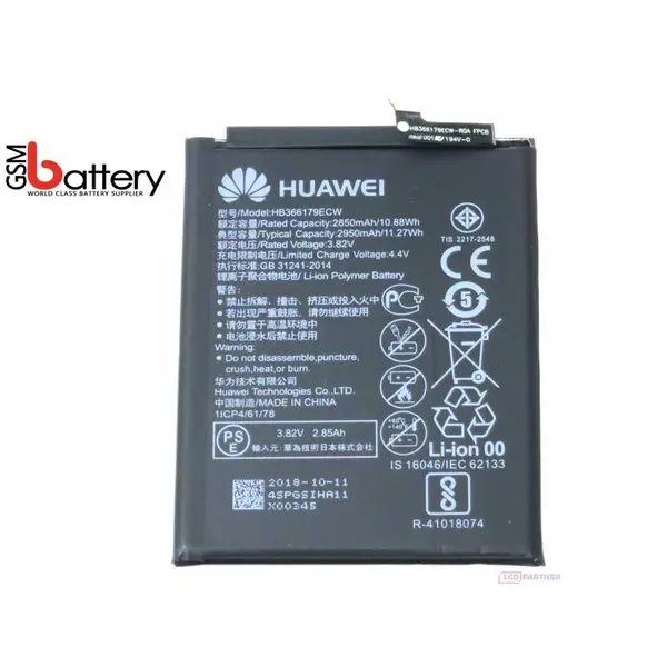 باتری موبایل هوآوی مدل HB366178ECW با ظرفیت 2950mAh مناسب برای گوشی موبایل هوآوی Nova 2 Huawei HB366178ECW 2950mAh Cell Mobile Phone Battery For Huawei Nova 2 - 2