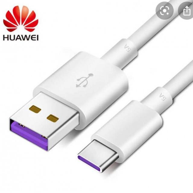 کابل اصلی کوتاه سریع تایپ سی هواوی Huawei HL1480 USB 3.1 To Type C Cable 30cm