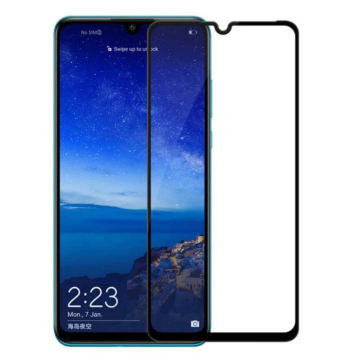 گلس فول تمام چسب Huawei P30 مشکی