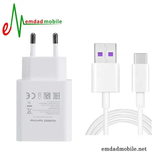 شارژر دیواری هوآوی مدل HW-050450E00 به همراه کابلUSB-C طول 1 متر - 4