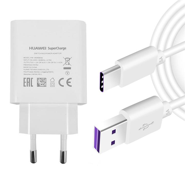 شارژر دیواری هوآوی مدل HW-050450E00 به همراه کابلUSB-C طول 1 متر