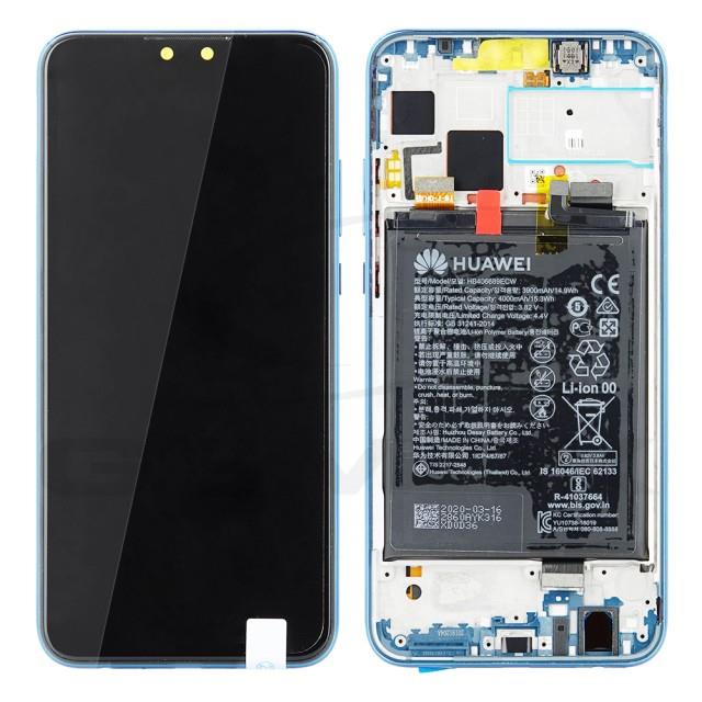 LCD Huawei Y9 2019, Y8S W.F Black ORG