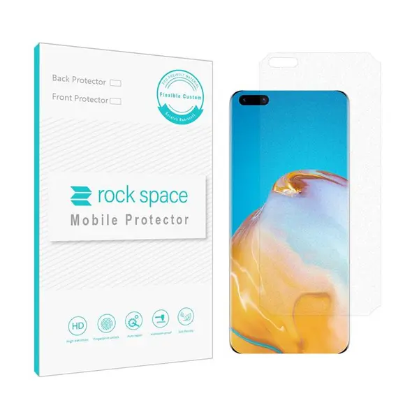 محافظ صفحه گلس نانو هیدروژل مات و ضد ضربه گوشی هواوی P40 PRO برند راک اسپیس
