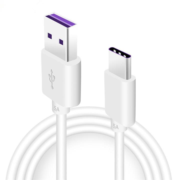 کابل شارژ و دیتا   USB Type C مناسب برای هوآوی مدل HL1289 (سفید)