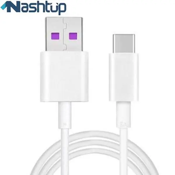 کابل شارژ و دیتا USB Type C مناسب برای هوآوی مدل HL1289 (سفید)