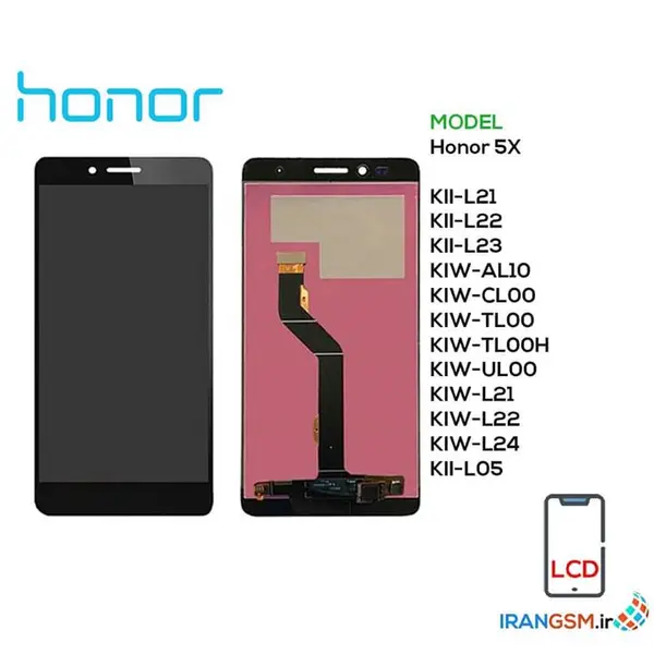 تاچ و ال سی دی گوشی هواوی آنر 5 ایکس Huawei Honor 5X LCD Huawei Honor 5X full Com Black Touch - 5