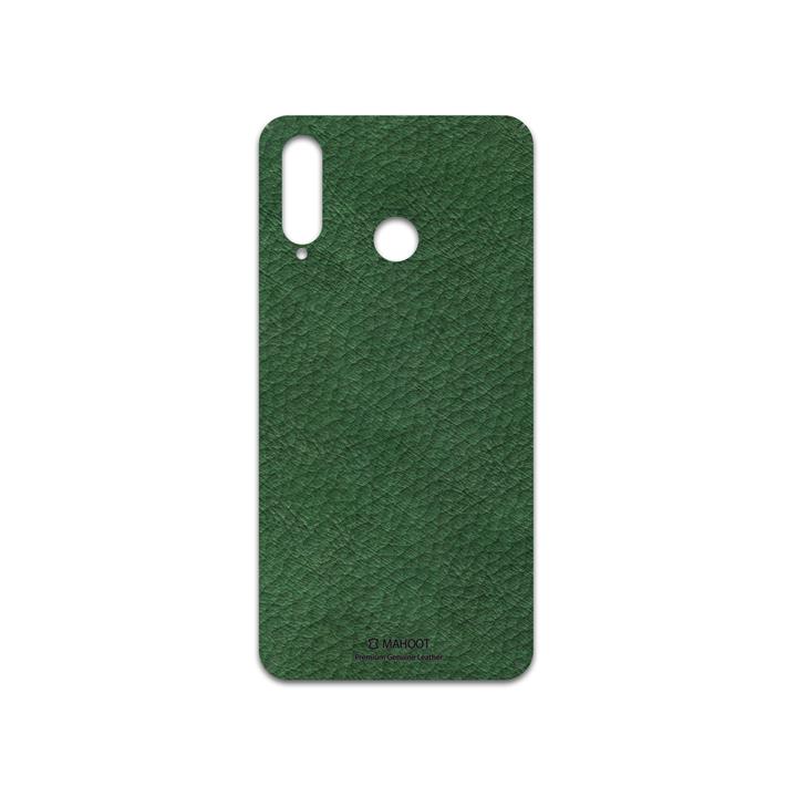 برچسب پوششی ماهوت مدل Green-Leather مناسب برای گوشی موبایل هوآوی P30 Lite