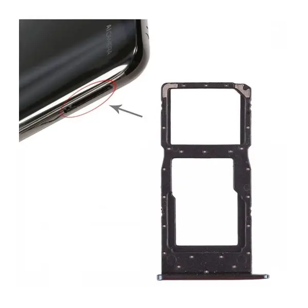 خشاب سیم کارت گوشی گوشی Huawei Honor 10 lite Sim Tray Huawei Honor 10 lite Black - 5