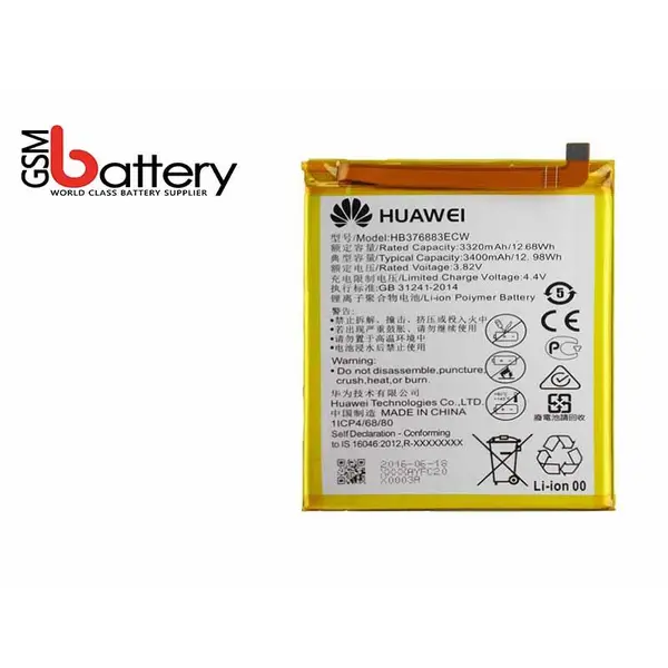 باتری هوآوی Huawei P9 Plus-HB376883ECW Battery Huawei P9 PLUS ,HB376883ECW - 3