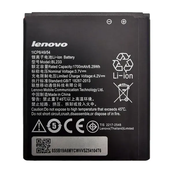 باتری گوشی لنوو A3600 مدل BL233 Lenovo A3600 BL233 Battery - 4