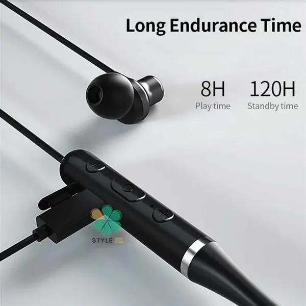 هندزفری بلوتوث دورگردنی لنوو مدل Lenovo HE05 Pro Lenovo HE05 PRO Wireless Earphone - 4