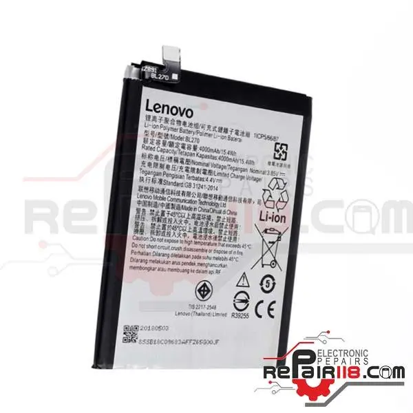 باتری گوشی لنوو Lenovo K8 Note مدل bl270 - 4