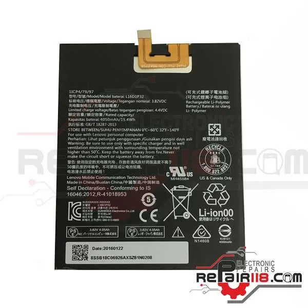 باتری تبلت لنوو Pahb 2 Plus مدل L16D1P32 - 4