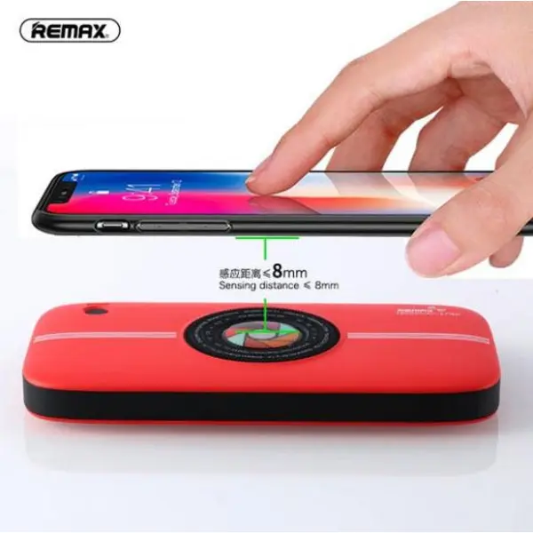 پاوربانک با شارژ وایرلس 10000 میلی آمپر ریمکس مدل RPP-91
