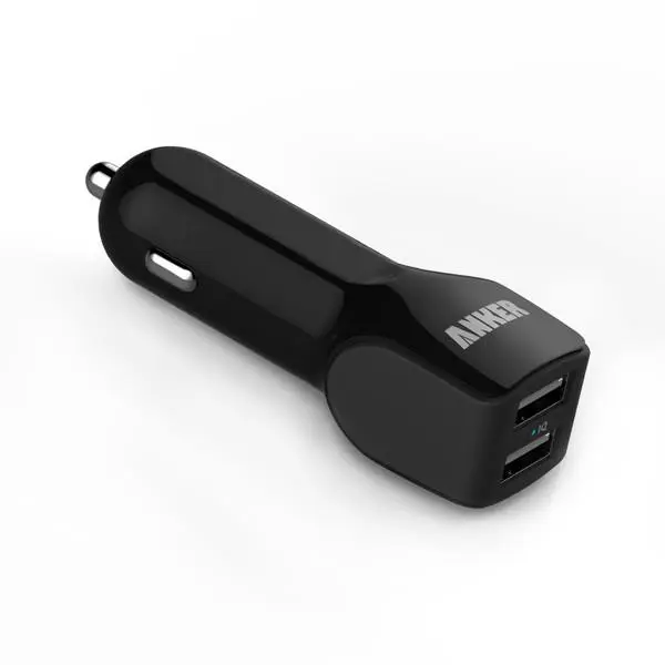 شارژر فندکی 24 وات 2 پورت انکر مدل 71AN2452C PowerDrive 2 به همراه کابل microUSB Anker 71AN2452C PowerDrive 2 24W 2-Port Car Charger With microUSB Cable - 3