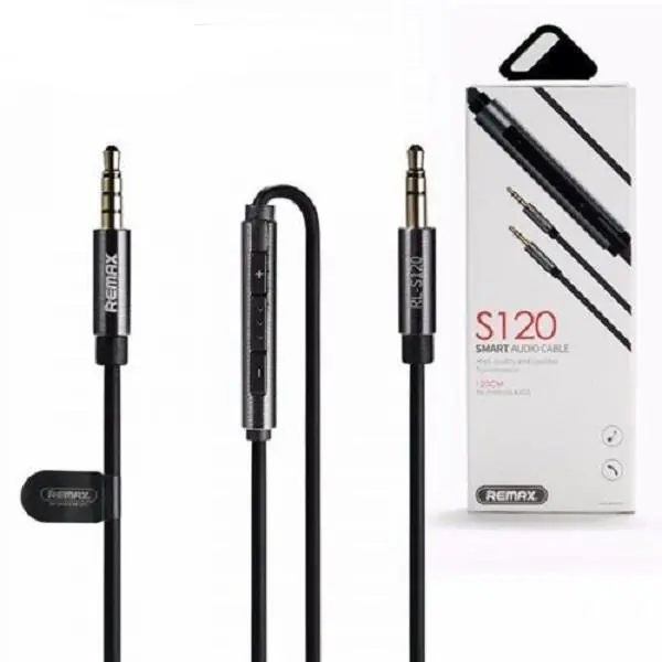 کابل انتقال صدا 3.5 میلی متری ریمکس مدل RL-S120 به طول 1.2 متر Remax RL-S120 3.5mm Audio Cable 1.2m - 4