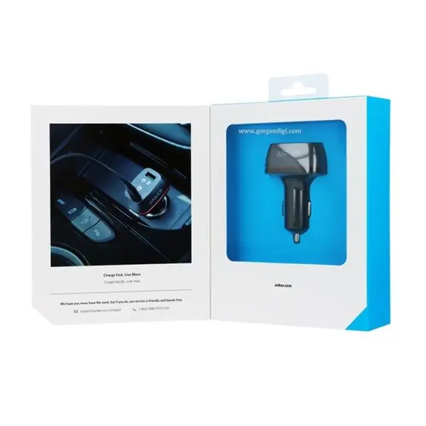 شارژر فندکی انکر مدل A2224 به همراه تکنولوژی شارژ سریع Anker A2224 Car Charger With Quick Charge 3.0 - 2