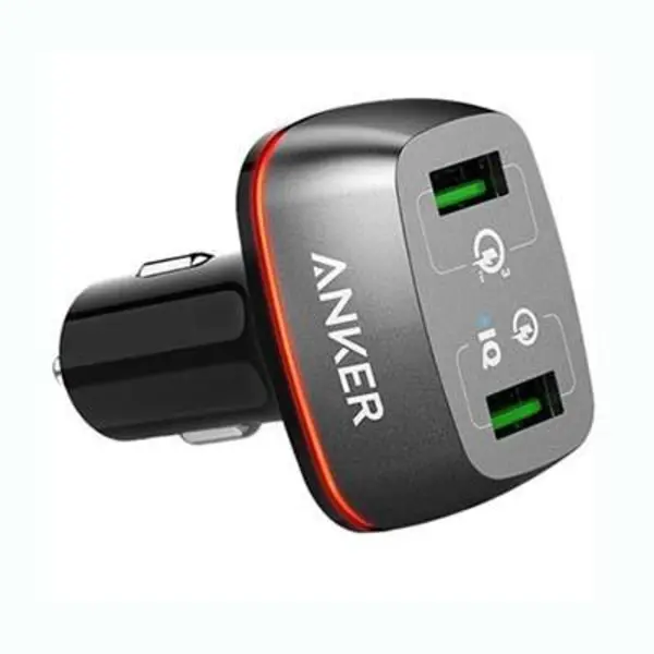 شارژر فندکی انکر مدل A2224 به همراه تکنولوژی شارژ سریع Anker A2224 Car Charger With Quick Charge 3.0 - 4