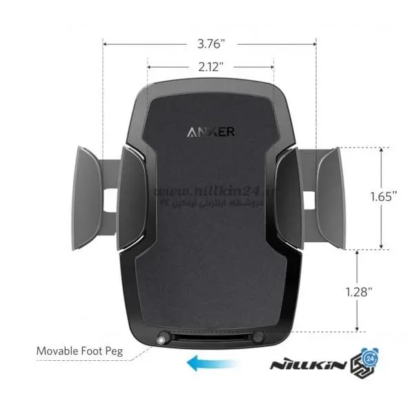 پایه نگهدارنده موبایل انکر داخل ماشین Anker Universal Cell Phone Car Mount - 4