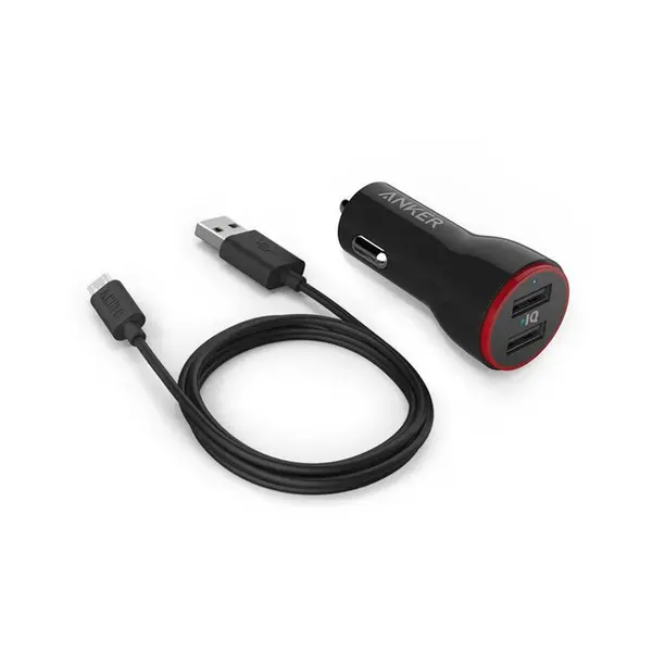 شارژر فندکی انکر مدل B2310 PowerDrive 2 بهمراه کابل شارژ MicroUSB - 2