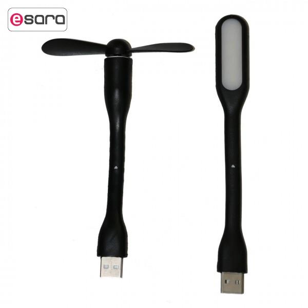 پنکه همراه ریمکس Mini USB مدلMb68 به همراه چراغ ال ای دی