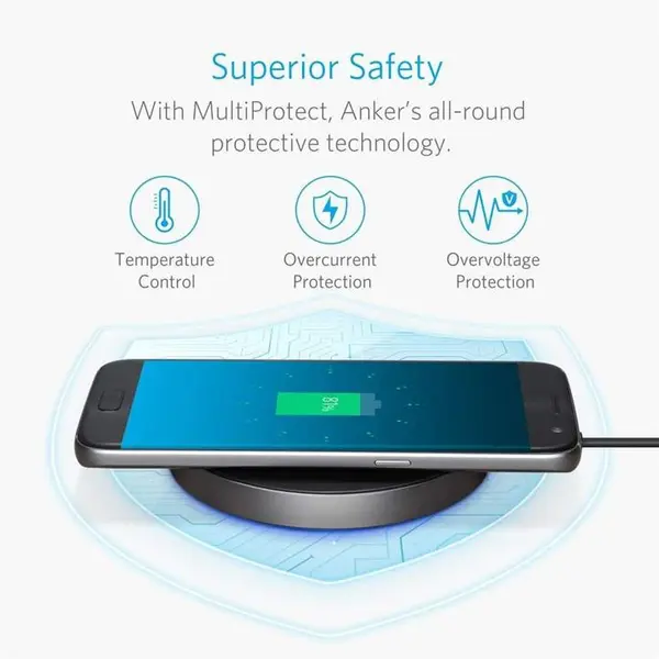 شارژر بی سیم انکر PowerTouch 10 USB-C Fast A2512 - 3