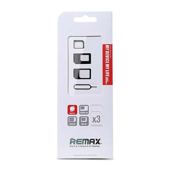تبدیل سیم کارت های میکرو و نانو به استاندارد ریمکس Remax Micro and Nano SIM Card Adapters - 3