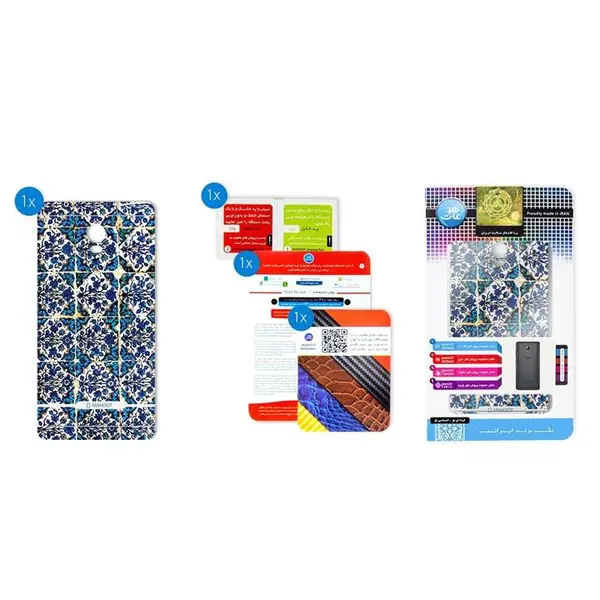 برچسب تزئینی ماهوت مدل Traditional-tile Design مناسب برای گوشی Lenovo Vibe P1 - 2