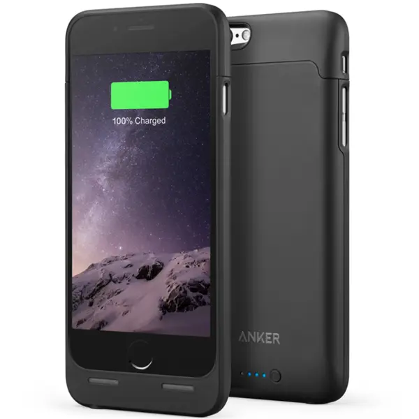 کاور شارژ انکر مدل Ultra Slim Extended با ظرفیت 2850 میلی آمپر ساعت مناسب برای گوشی آیفون 6 / 6S Anker Ultra Slim Extended Battery Case for iPhone 6 / iPhone 6s - 3