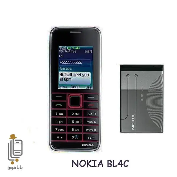 باتری لیتیوم یونی نوکیا BL-4C Nokia LI-Ion BL-4C Battery - 5