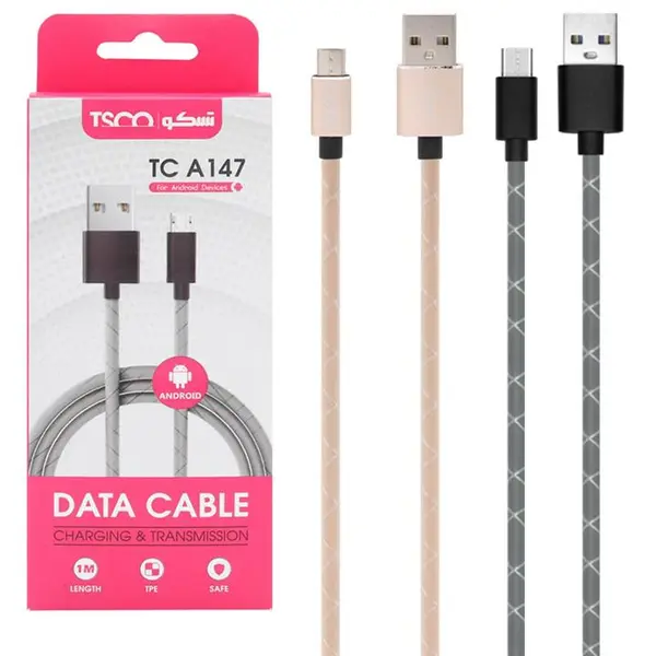 کابل شارژ MicroUSB برند TSCO مدل TC-A147 1 متر - 2