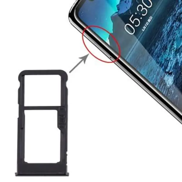 خشاب سیم کارت Nokia 5.1 Plus – - 4