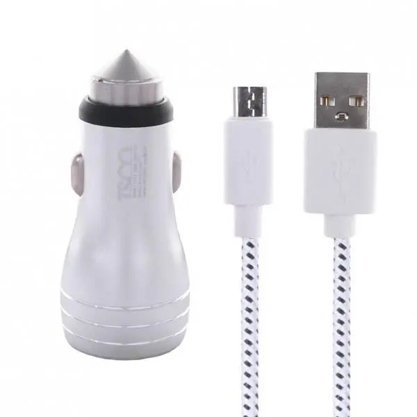 شارژر فندکی تسکو مدل TCG 2 همراه با کابل microUSB TSCO CAR CHARGER TCG 2 - 4